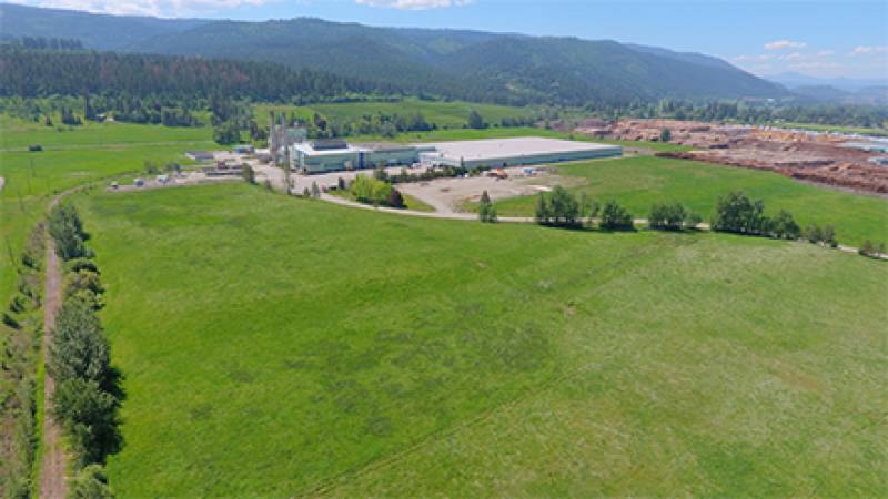 Aerial view of Restoration Lands Inc. site